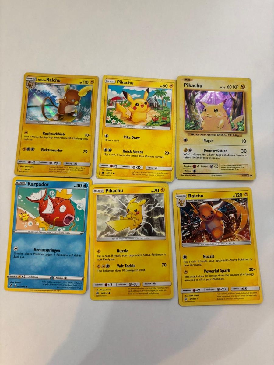 Pokémon Carte collezionabili: Pokémon Pikachu Sammlung – Usato da Altendorf venduto da jet_67b8 7