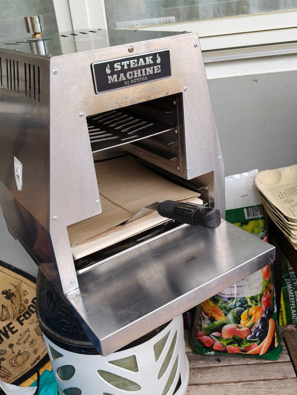 Griglie: Steak Machine 800°C Gas Grill - Edelstahl – Nuovo (secondo la descrizione) da Schaffhausen venduto da Buell1125CR 4