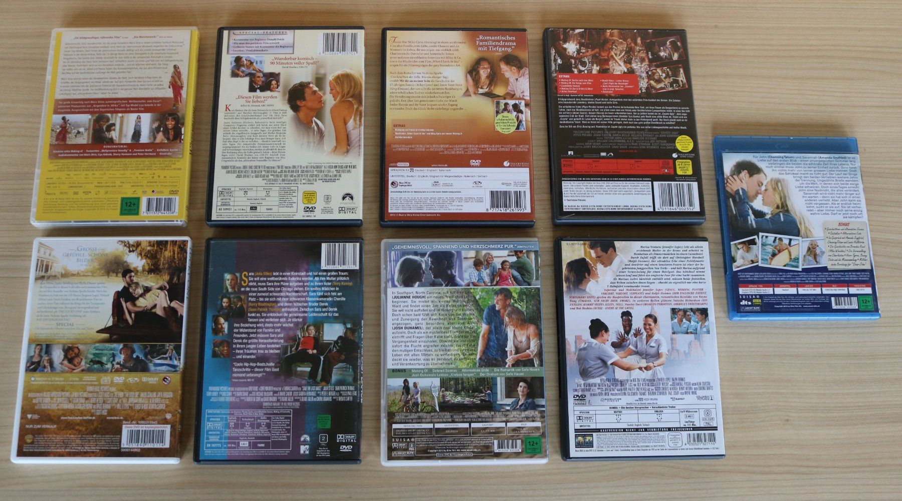 Alle DVDs: Liebesfilme DVD + Blu-Ray Set 9 Stück – Gebraucht aus Einigen von Seeland2ndHand 1