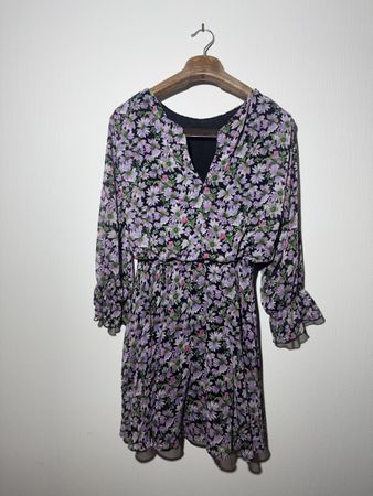 Zara Floral Pattern Dress Size S