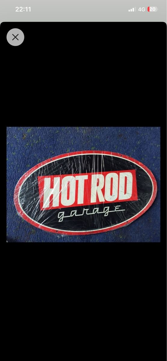 Insegne: Hot Rod Garage Emailschild – Usato da Büsserach venduto da jannick-hubi