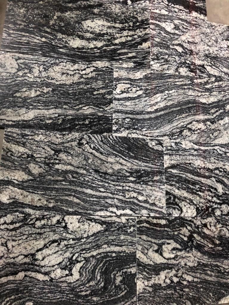 Rivestimenti per pavimenti: 49.3 m2 Paket Granitfliese Black Forest – Nuovo e nell'imballaggio originale da Dietikon venduto da Baedershop24 1