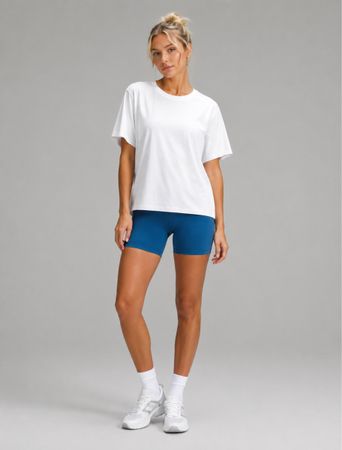 Lululemon All Yours Tee Weiss Gr. 4 neu mit Etikette