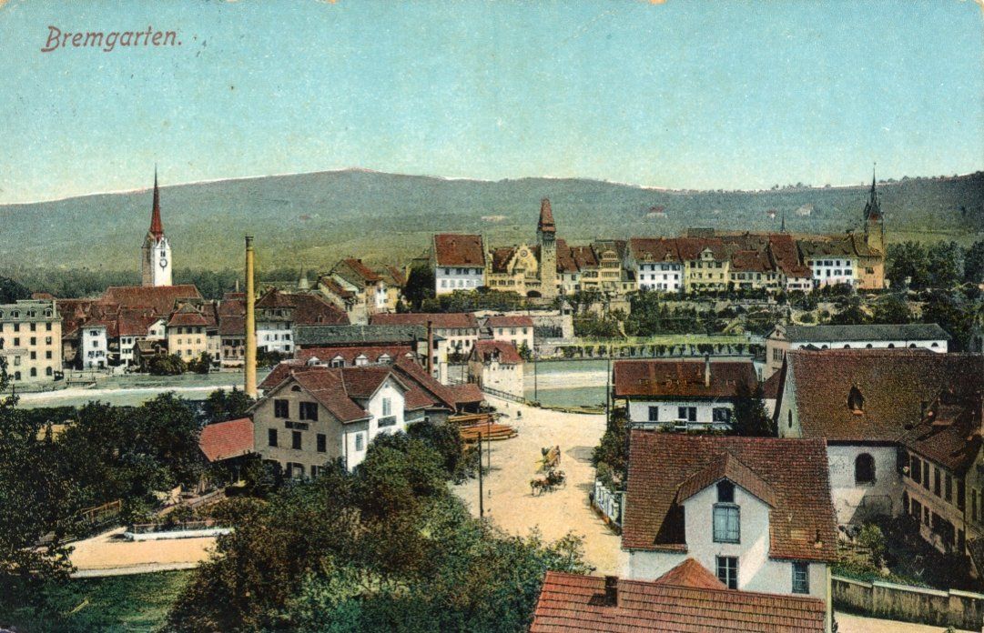 Ansichtskarten: Bremgarten  AG      um 1926 – Gebraucht aus Brig von Valcards54