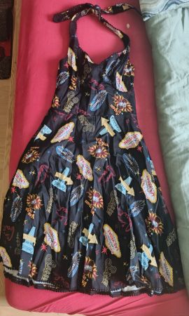 Robe style vintage Voodoo Vixen Las Vegas, taille M