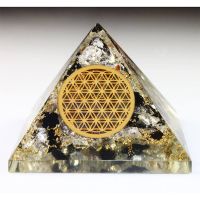 Pyramide Orgon-Flow - Bergkristall/Turmalin
