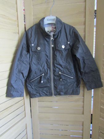 Gr. 104, Übergangsjacke Anthrazt von Bondi Kidswear