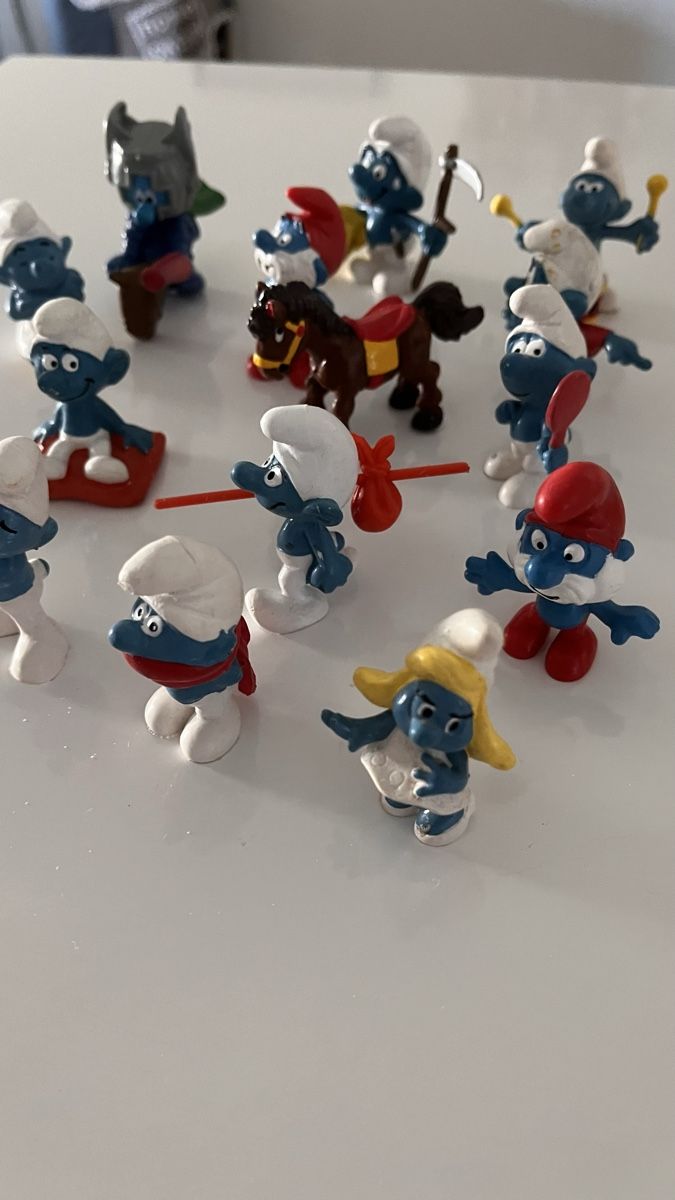 Bullyland Statuette: 15 vintage  Schlümpfe Schleich Bully Peyo  – Usato da Recherswil venduto da Solheure66 2