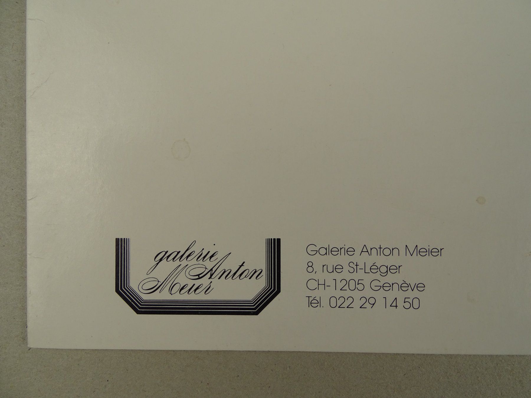 Grafica & Litografie: GASPARE OTTO MELCHER, SIGNIERT. – Usato da Grüningen venduto da Kartensammler 8