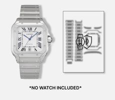 Uhrenschutzfolie für Cartier Santos Großes Modell