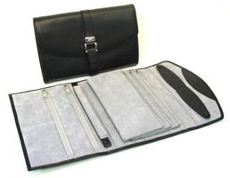 Windrose Nappa Schmucktasche XL aus Lede