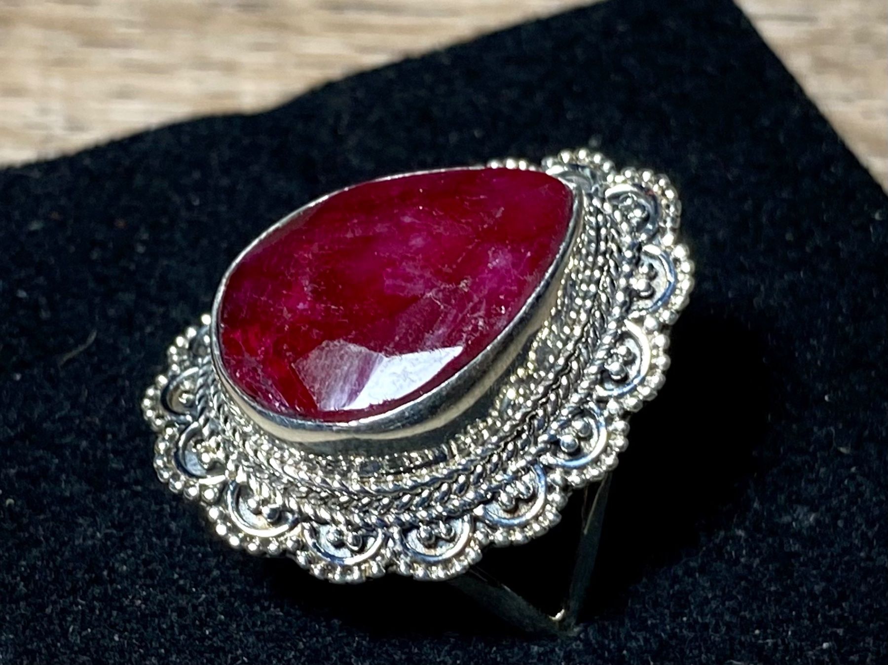 Anelli: Orientalischer Silber 925 Ring mit natürlichem Rubin – Nuovo e nell'imballaggio originale da Laax venduto da Kiki_Kingdom3 6