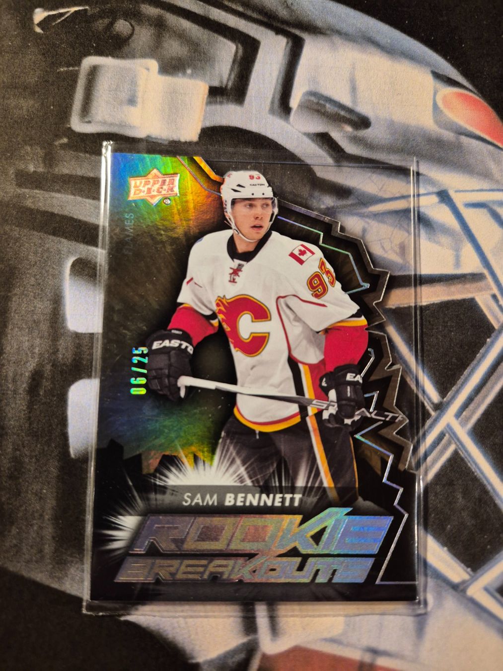 NHL Carte collezionabili: NHL Sam Bennett Calgary Flames Rookie Breakouts 06/25 – Usato da Treiten venduto da Sauber73