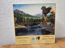 1000er Puzzle, Jigsaw, Fishermen mit Adler