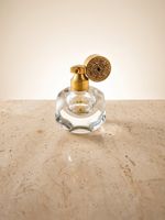 Vintage Crystal Perfume Bottle - Elegant, French atomiser