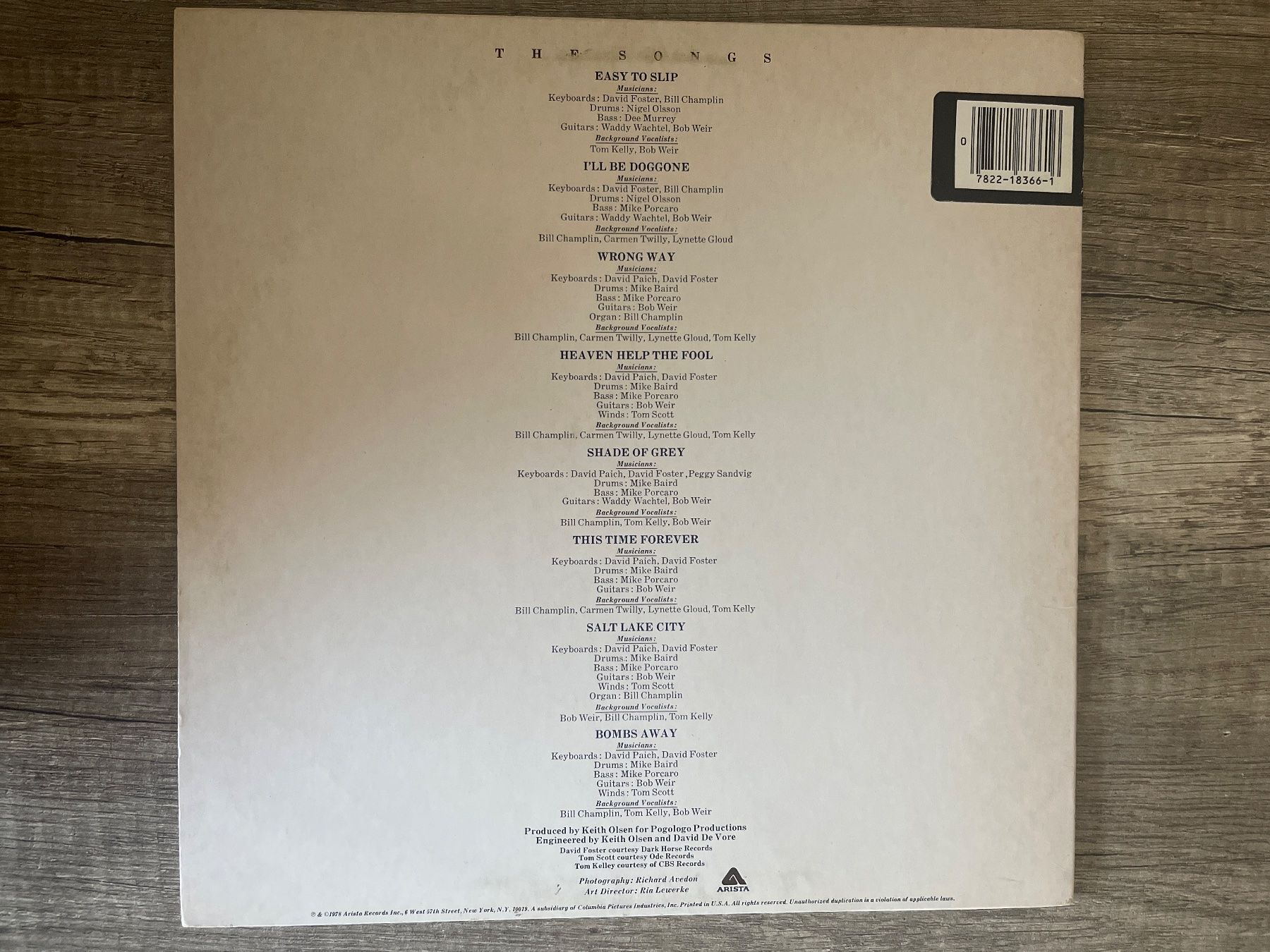 Schallplatten: A732/Bob Weir - Heaven Help The Fool – Gebraucht aus Frutigen von Philippe_jsp 1