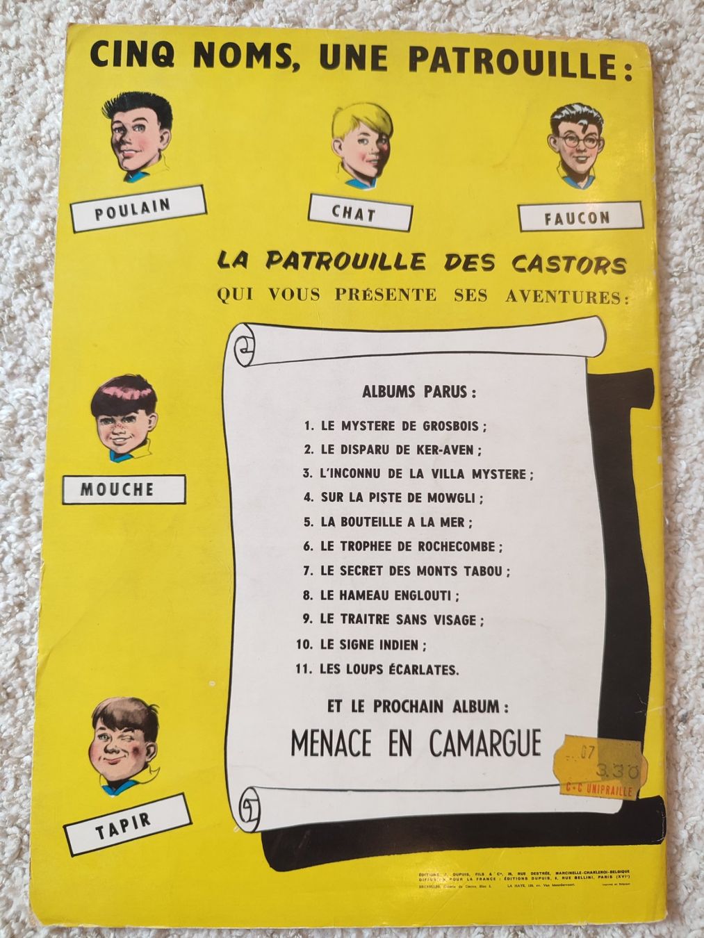 Fumetti: La patrouille des castors T2 BE – Usato da Bougy-Villars venduto da Vogue 3