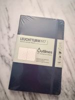 LEUCHTTURM1917 Outlines Notizbuch Navy Blue neu
