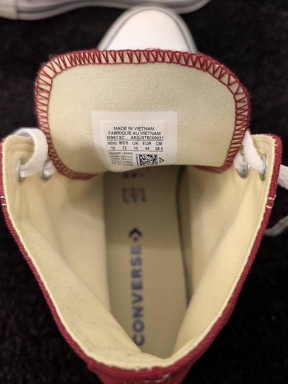 Converse Scarpe da uomo: Converse Chucks bordeaux Gr.44 – Nuovo (secondo la descrizione) da Teufen AR venduto da Zoolookoli 3