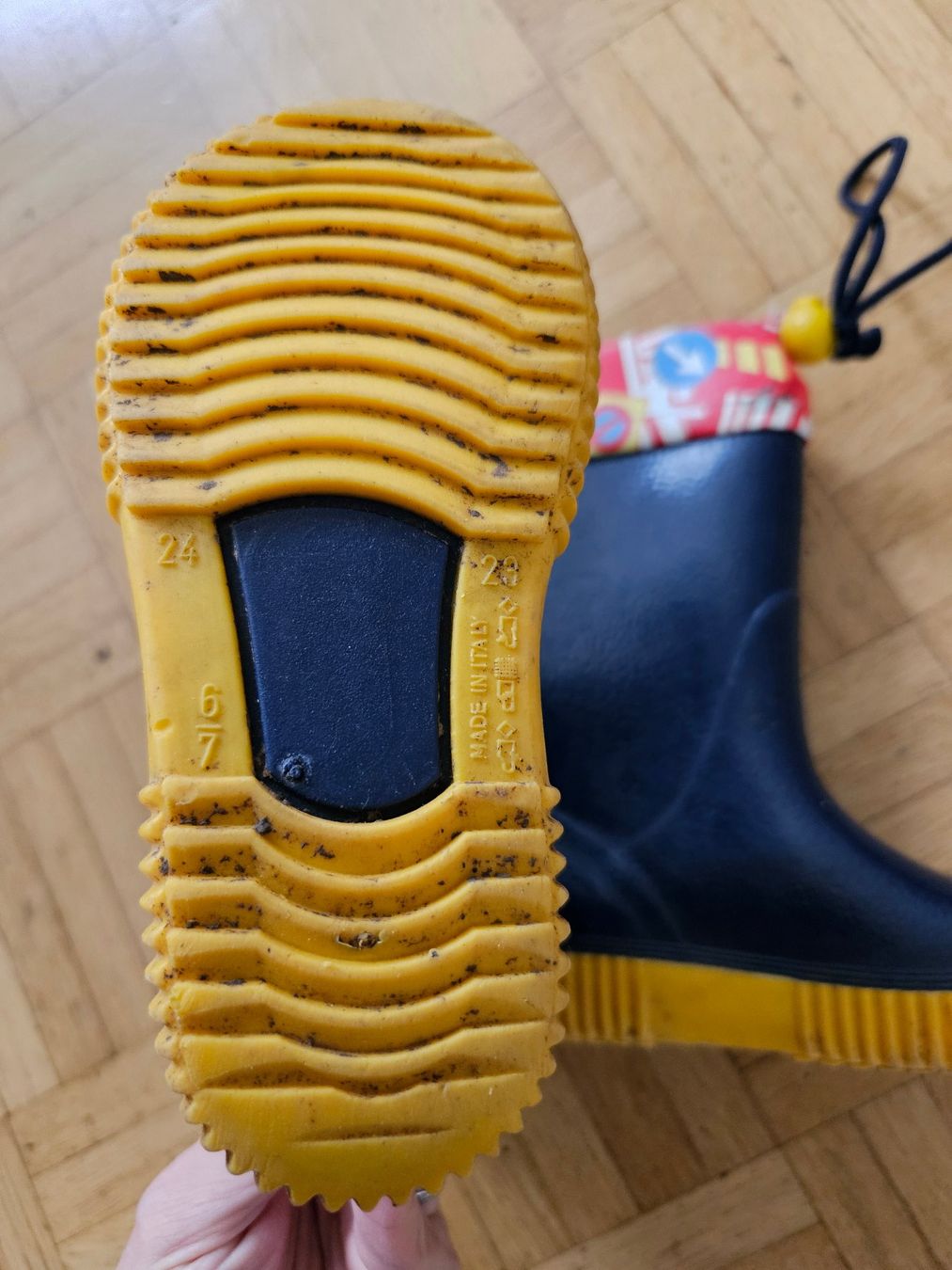 Scarpe per ragazzi: Regenstiefel Gr. 24 – Usato da Unterengstringen venduto da saraman 1