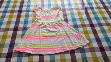 Süsses buntes Sommerkleid - Gr. 98/104