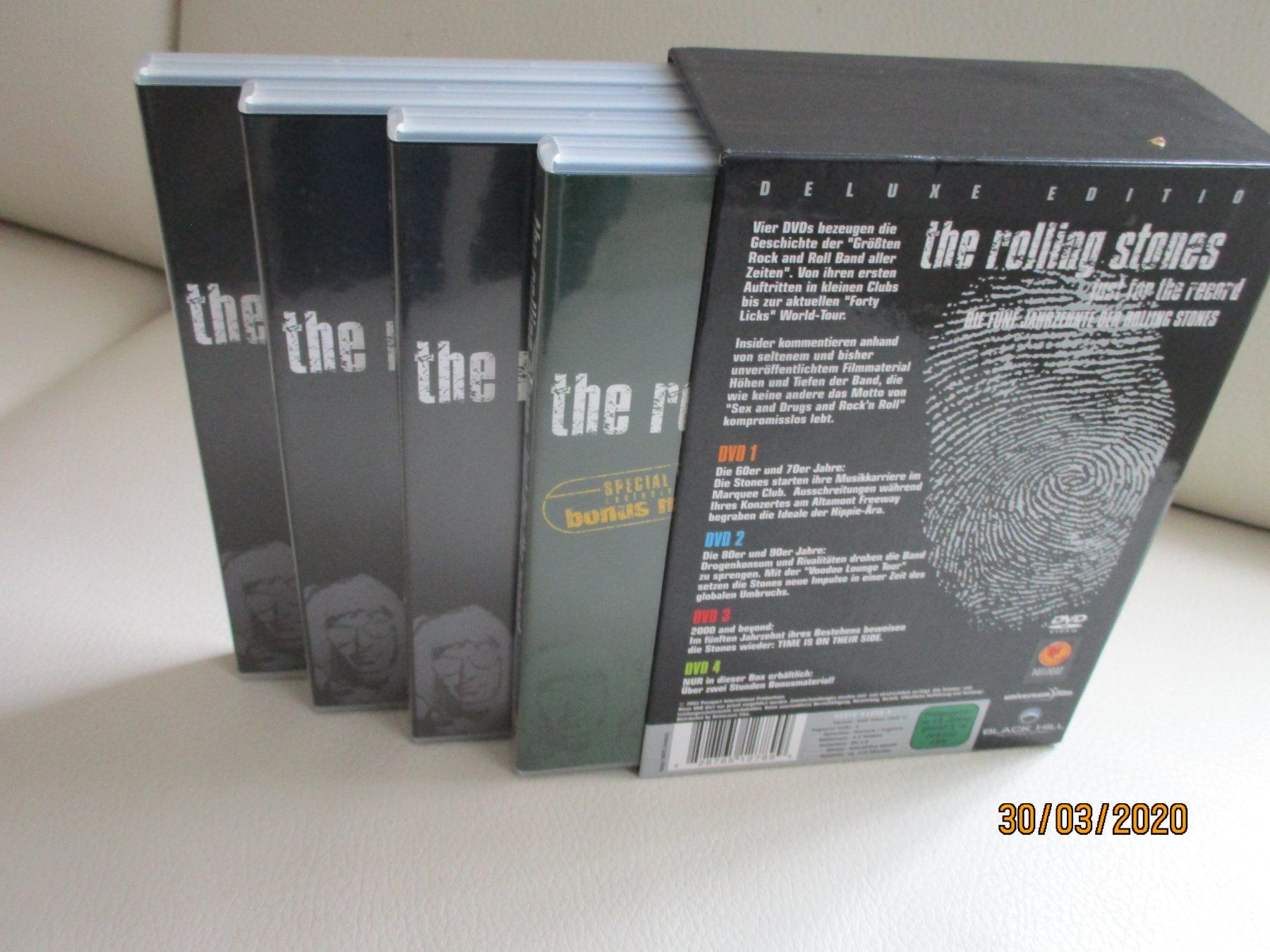 Tutti i DVDs: The Rolling Stones - Just For the Record – Usato da Liestal venduto da Disc-Point 2