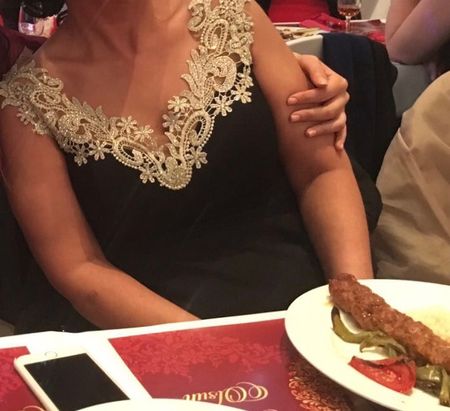 Abendkleid in schwarz