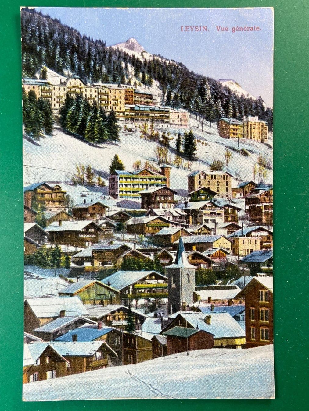 Cartoline postali: Leysin - Vue générale – Usato da Steg VS venduto da danwer74