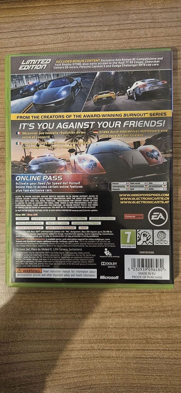Microsoft Giochi: Need for Speed - Hot Pursuit 2 – Usato da Winterthur venduto da Men_in_black 1