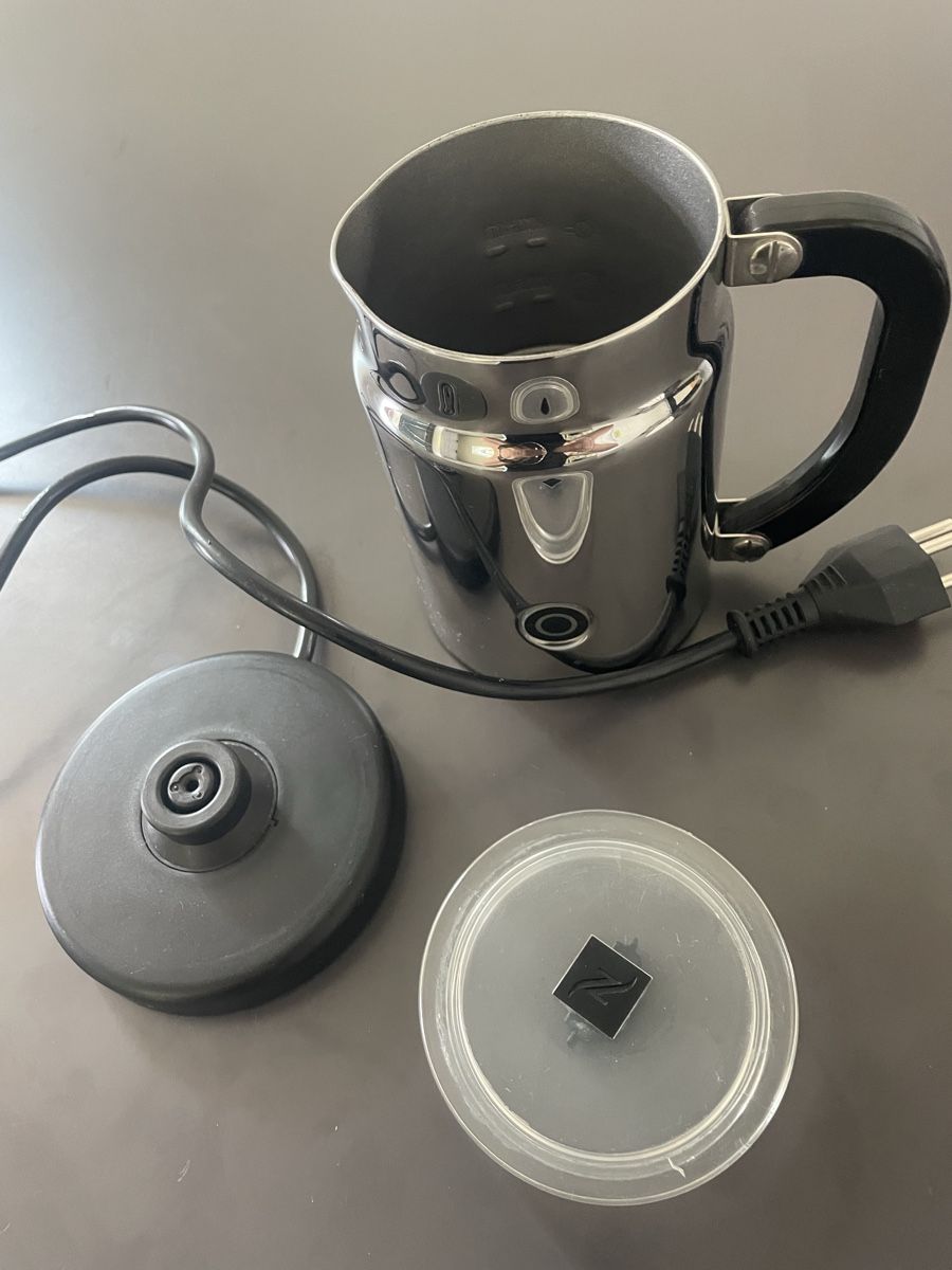 Küchengeräte: Nespresso Milchaufschäumer Edelstahl – Gebraucht aus Rothenburg von Welcomeback 1