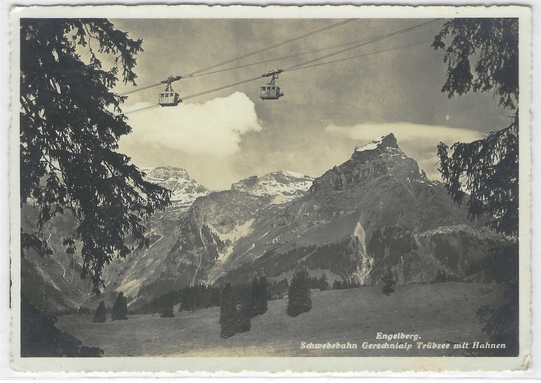 Cartoline postali: 24.8.35 Engelberg/alte Schwebebahn/Sommer – Usato da Zürich venduto da Hagliweg