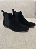 Chelsea Boots schwarz Wildleder guter Zustand