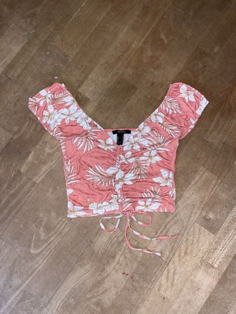 Blumen Crop Top, Grösse M