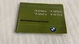Betriebshandbuch BMW 728i, 732i, 735i, 745i