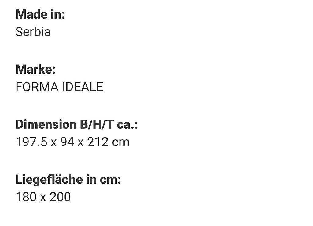 Lits: Bettgestell "Sardinia" – D'occasion à Thun par dani20be 1