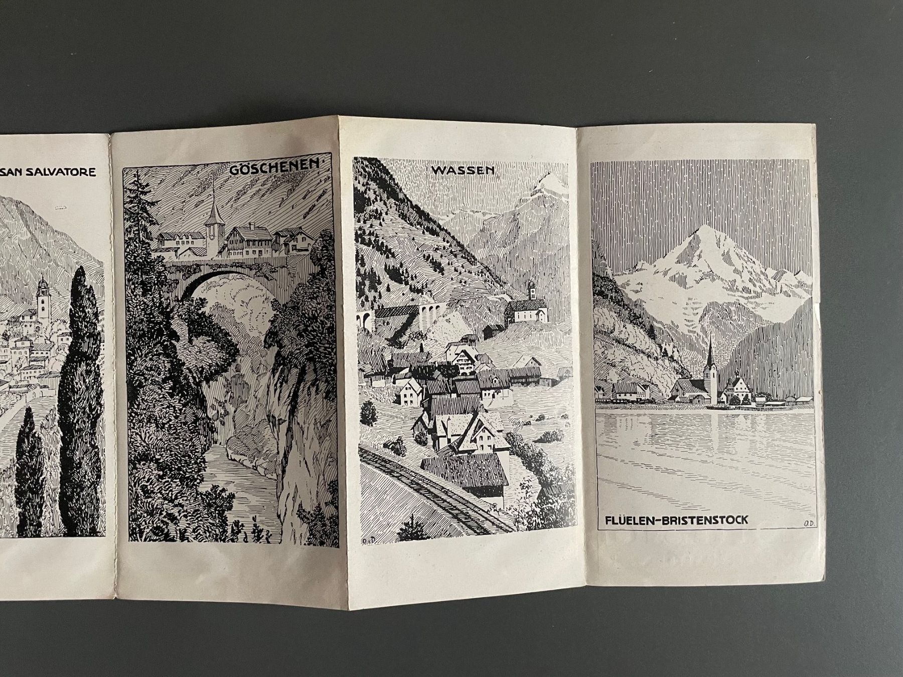 Dokumente: Gotthardbahn Switzerland / Eisenbahn Gotthard Uri Tessin – Gebraucht aus Luzern von oh_08 1