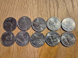 USA 10 Quarter-Dollar Sondermünze - ab Fr. 1.--!