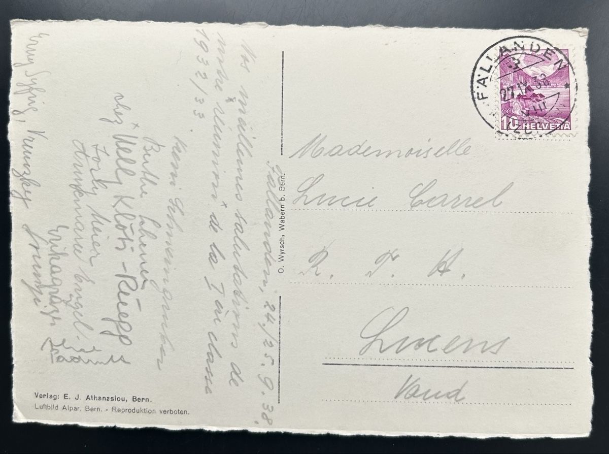 Cartoline postali: Fliegeraufnahme Fällanden – Usato da Horw venduto da Tellbub 1