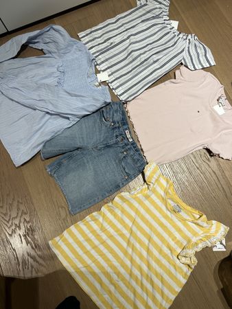 Lot habits fille Mango, Woolrich, Levi’s, Ralph Lauren