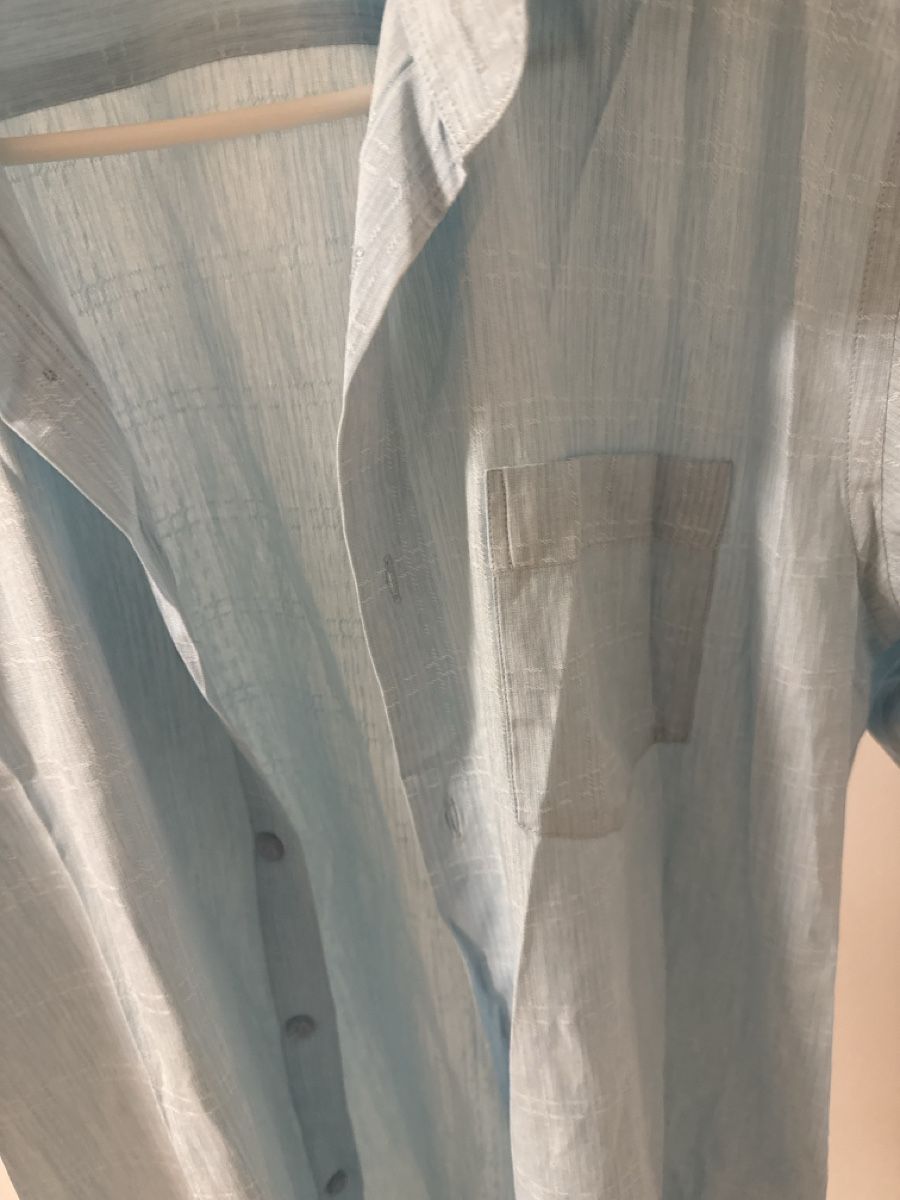 Camicie: Herren Hemd kurzarm GRANDSTAR Grösse M hellblau – Usato da Netstal venduto da Oezi88 3