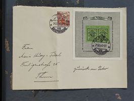 Alter Brief mit Block / Gelaufen 1943
