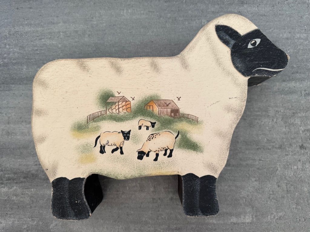 Dosen: Hochwertige Kartonbox - Schaf - Bauernhof - Vintage – Gebraucht aus Zürich von Alot16