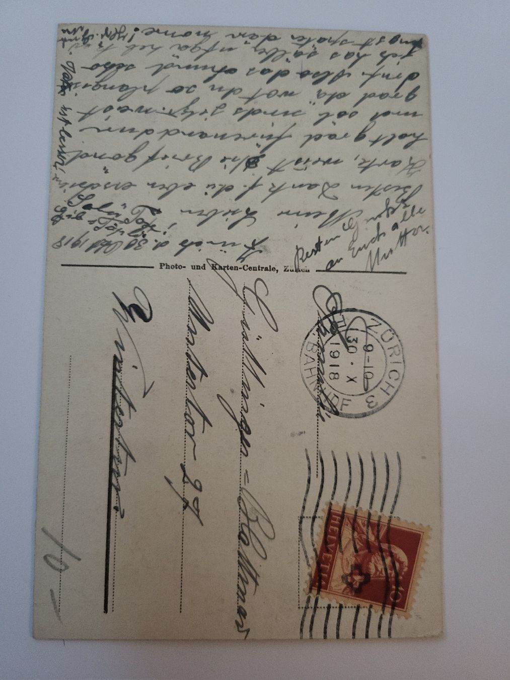 Cartes postales: antike AK Zürich Tram RN – D'occasion à nunningen par mic_88k2 1