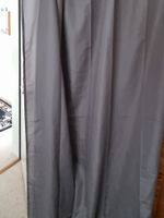 Vorhang 2 Stück grau neu