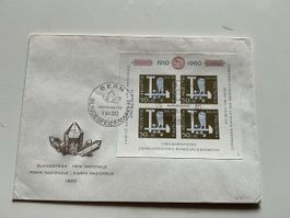 Schweiz Bundesfeier-Briefmarke, 1.VI.60, Top Zustand!
