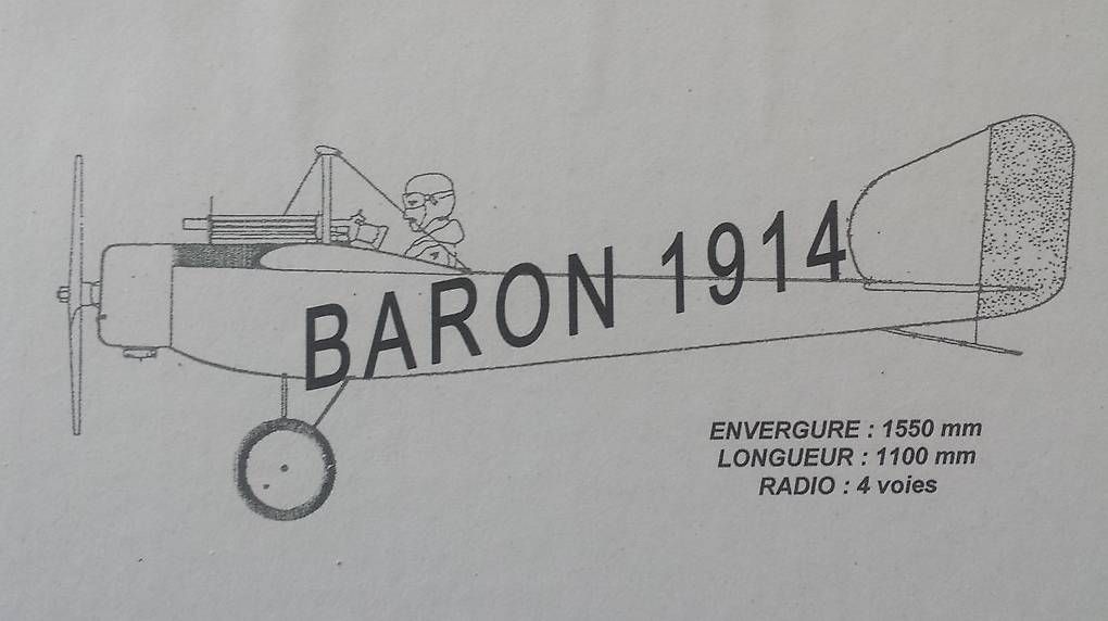 Modellismo RC: Kit Baron 1914 1.55m – Nuovo e nell'imballaggio originale da Yvonand venduto da Li_poch 1