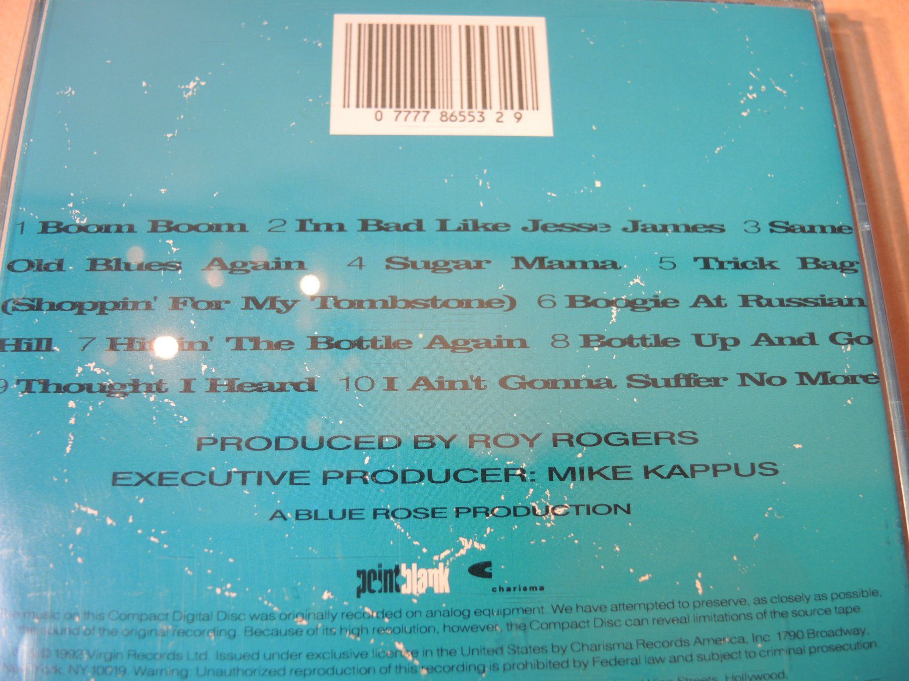 CD: John Lee Hooker - Boom Boom CD - Blues Klassiker – Usato da Rorschach venduto da maeck8 3