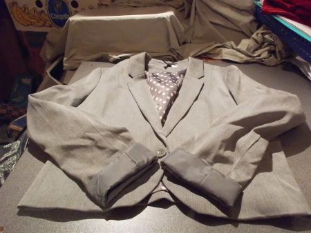 Blazer Grösse 42, Divided, grau