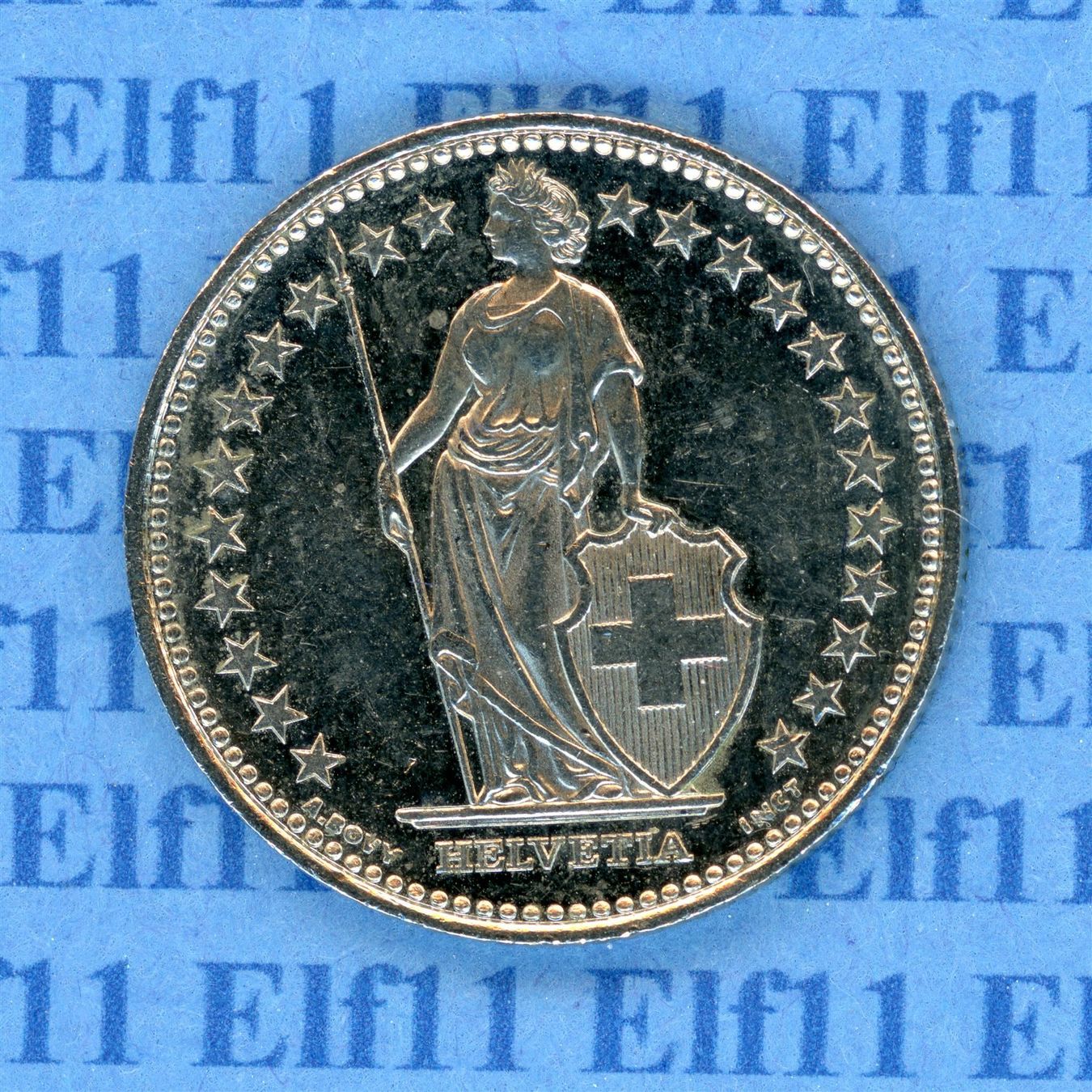 Tutti le monete: CHF___1.00 2013 vz 1 Franken – Usato da Widnau venduto da Elf11 1