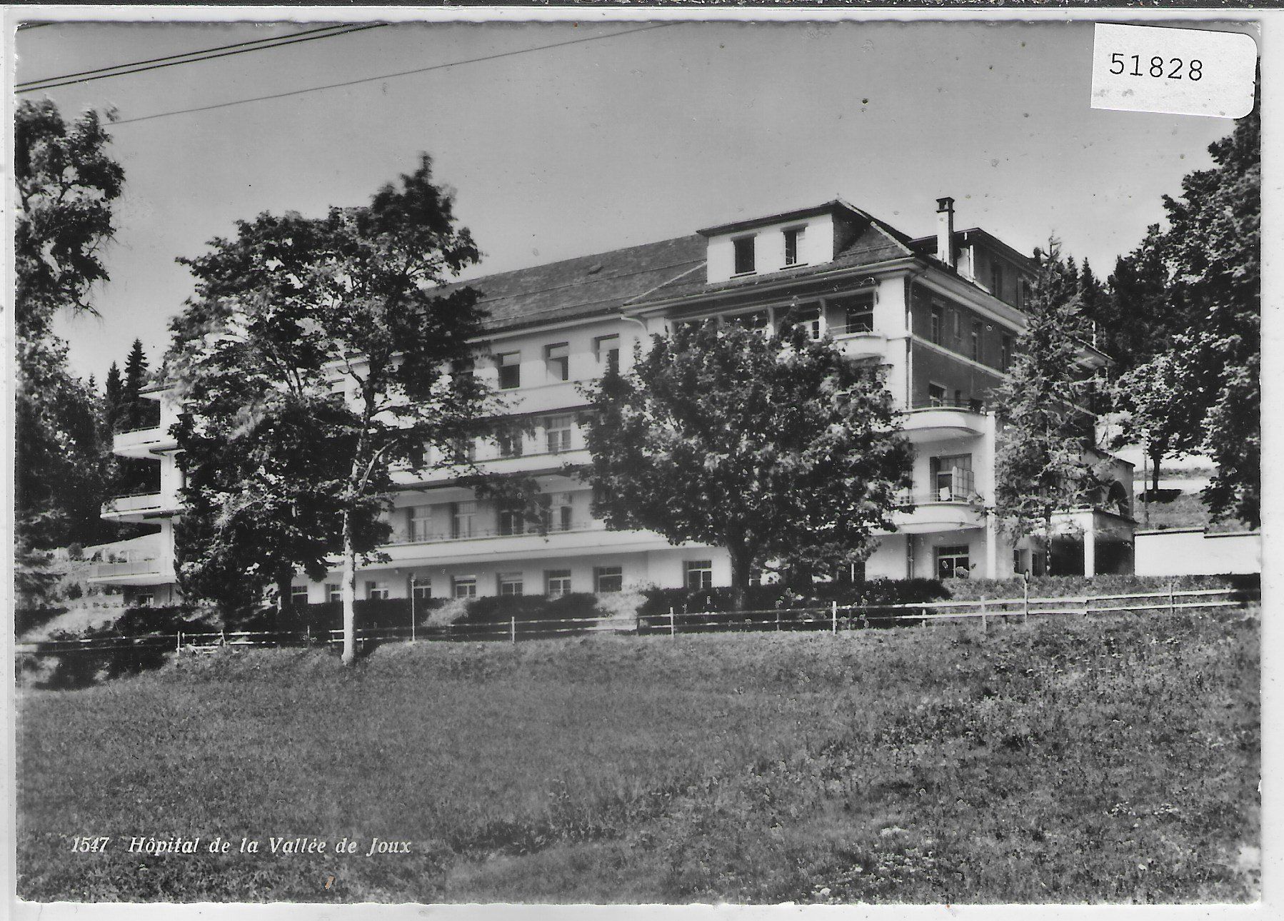 Cartoline postali: Hopital de la Vallee de Joux – Usato da Ettingen venduto da Kartenplanet